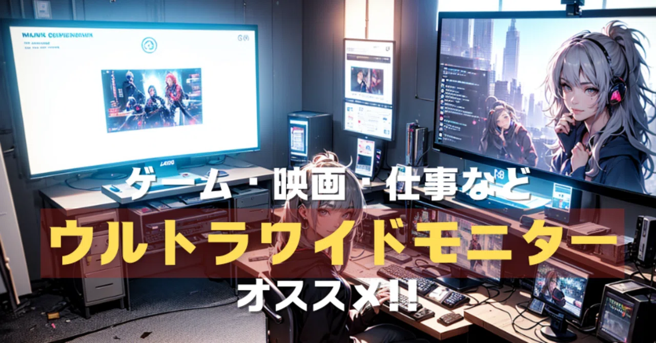 ゲーム・映画・仕事など【ウルトラワイドモニター】オススメ