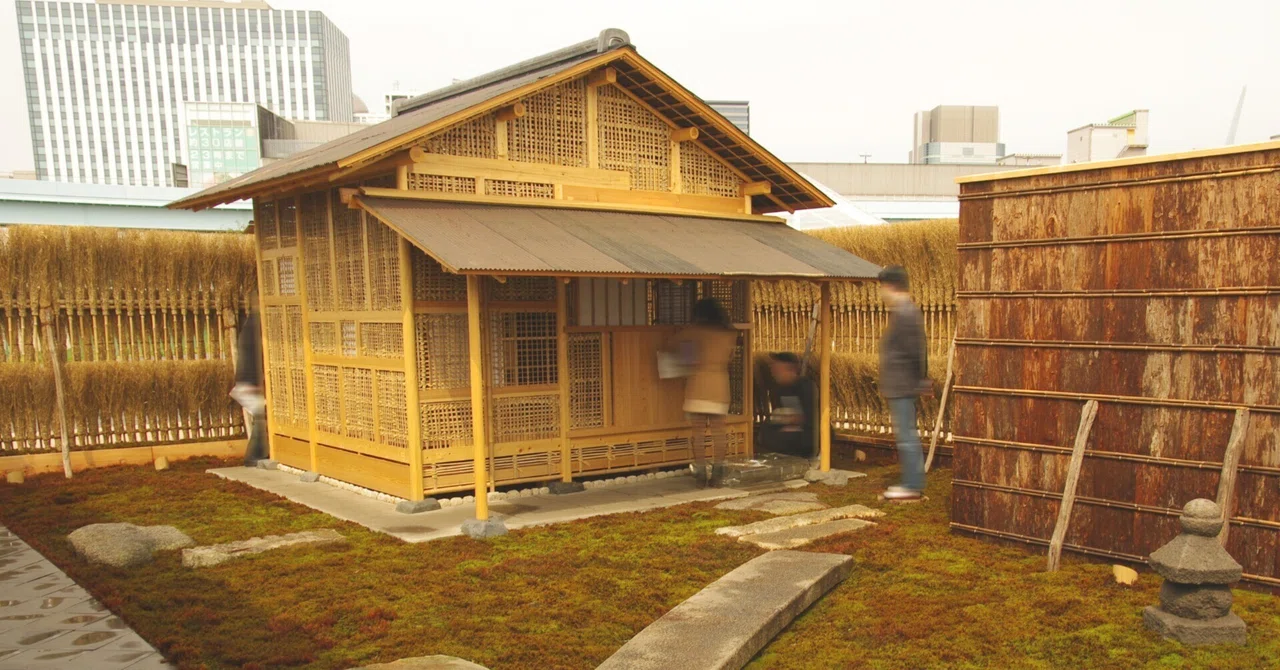 「待庵」を写した 杉本博司の茶室「雨聴天」|2013年の様子|a.n