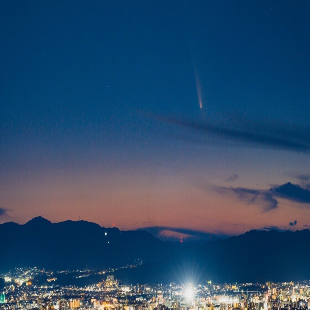 紫金山・アトラス彗星を追いかけて｜なべし | nabeshi photo magazine