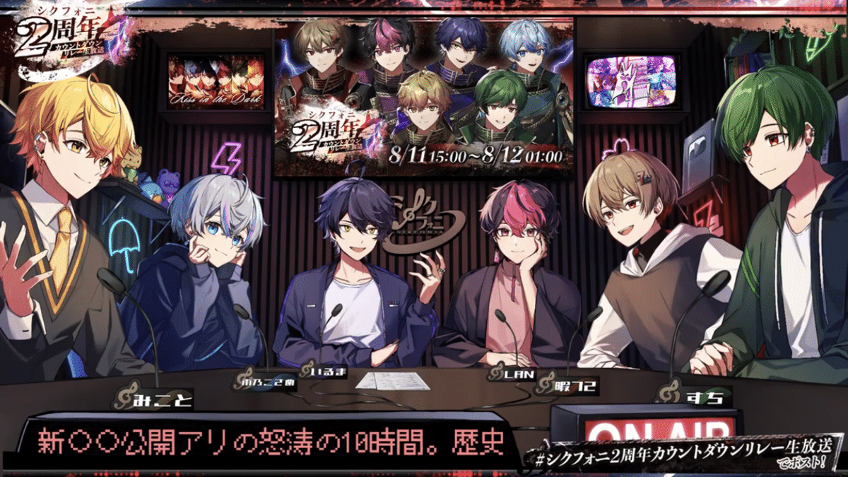 シクフォニすち 2周年アクリルスタンド×14