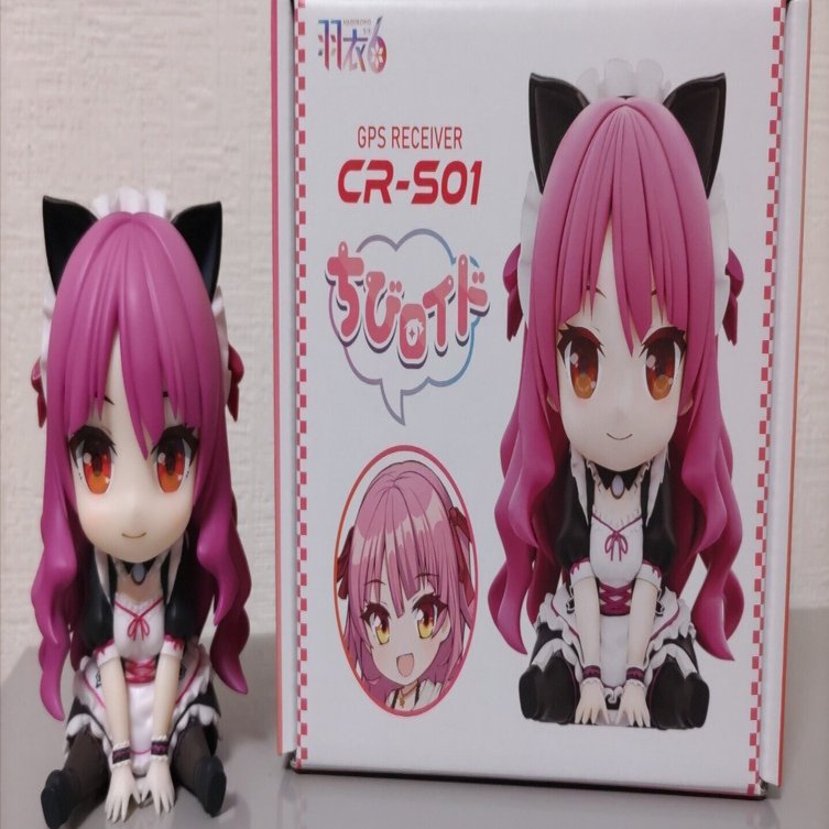 ユピテル　ちびロイド　CR-S01 富士サクラ　GPSreceiver CR-S01 - ちびロイド（ちびサクラ）フィギュア型GPSレシーバー