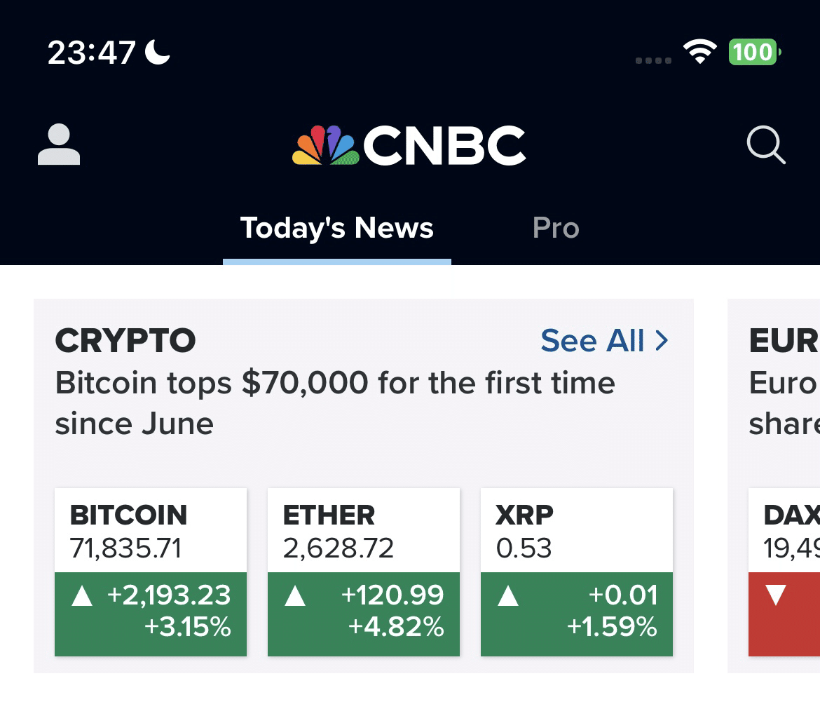 仮想と金利が高い29日NY寄り｜伊藤 洋一