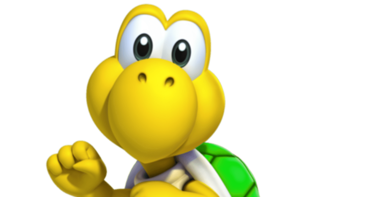 ワァ！ワァ！の音楽に逆らえない亀【ノコノコ】｜ロネ