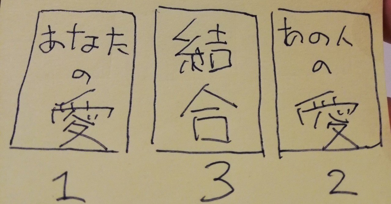 あなたの愛とあの人の愛 スプレッド リーディング例47人分 詳細解説付 Tazn Note