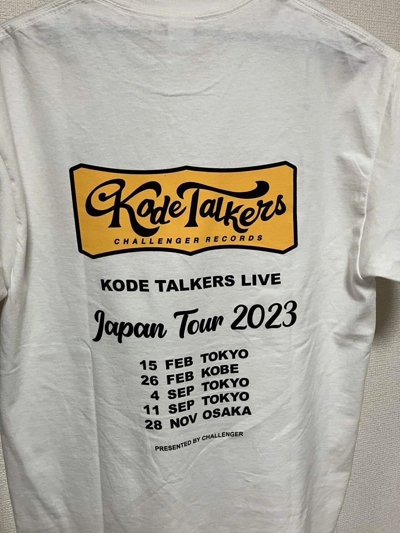 Kode Talkers Japan Tour 2023 Tシャツ | MEINE-HAUTAERZTIN.DE
