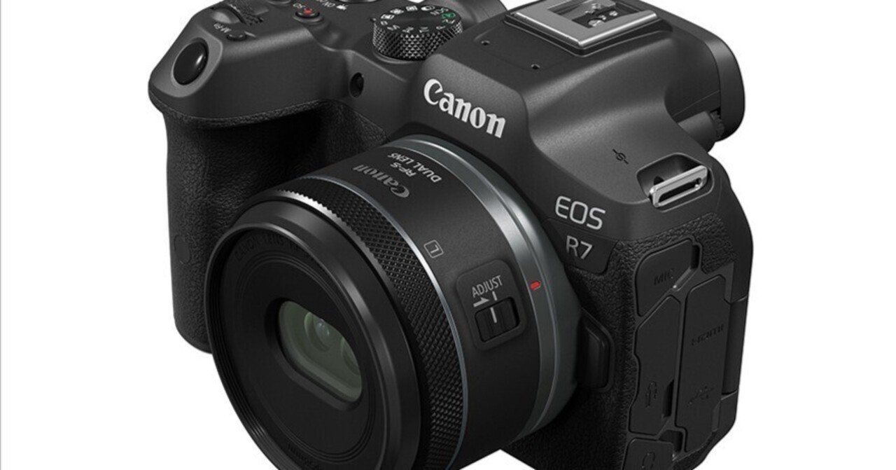 【誠実】 EOS R7に専用レンズ！3D動画特化のRF-S7.8mm F4 STM DUAL フィルムカメラ