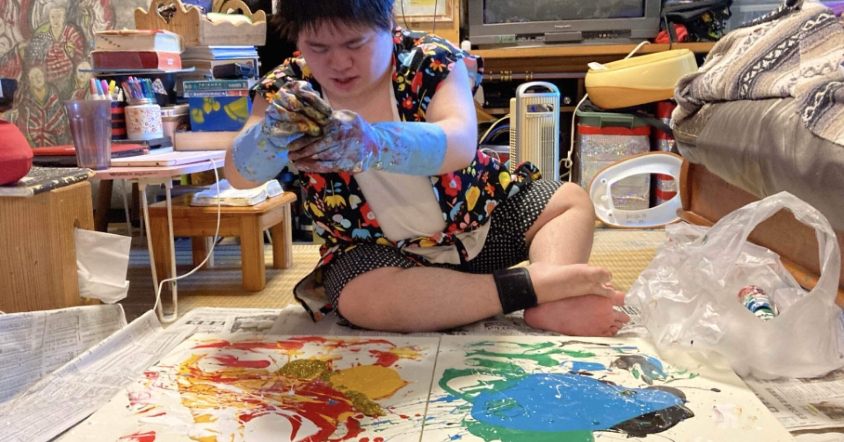 沖縄のピカソ小波津有希」幸運を呼ぶダウン症画家です。有希の歩み