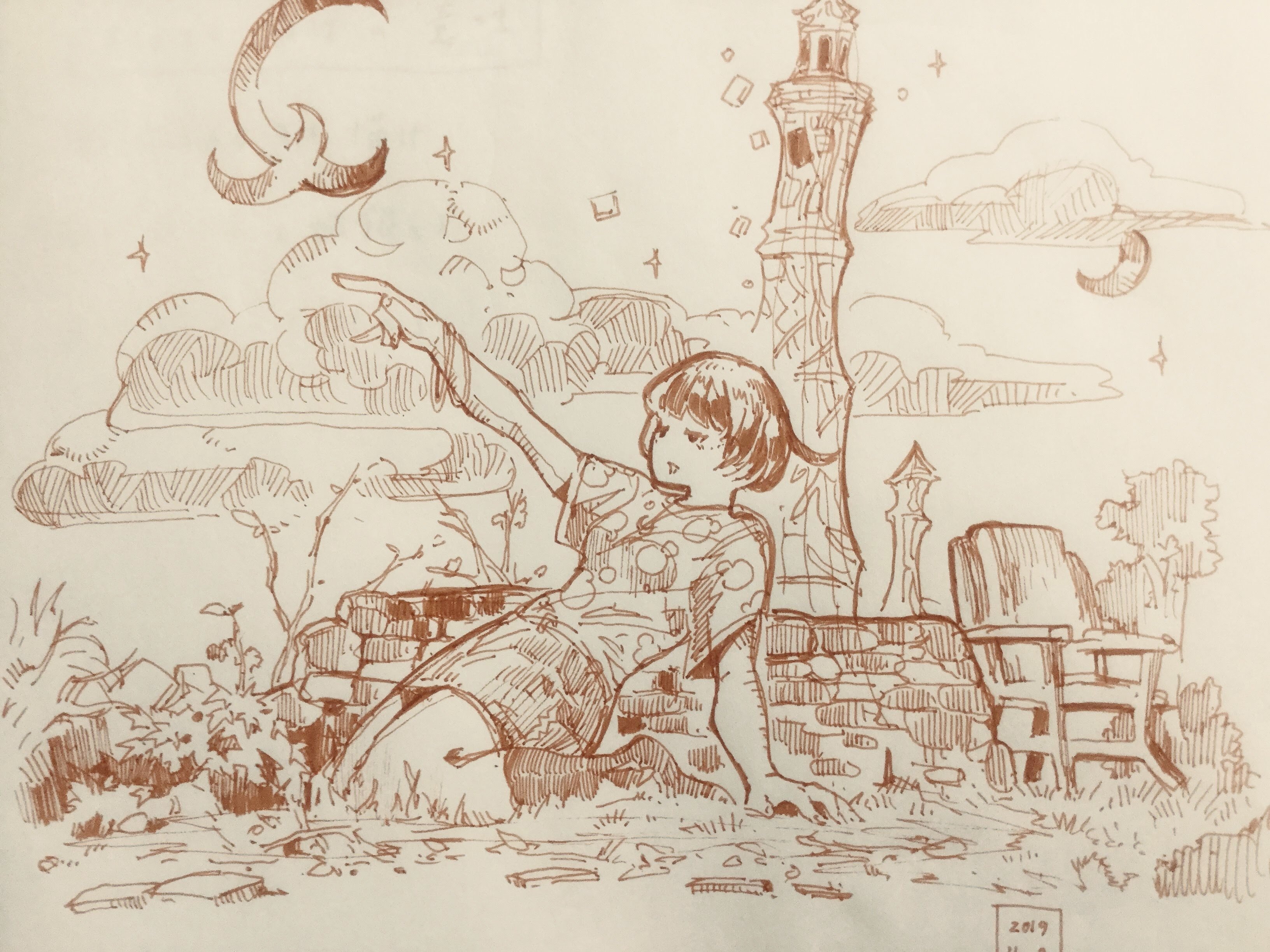 動画 - 下書きなしボールペン一発書き｜高原さと｜note