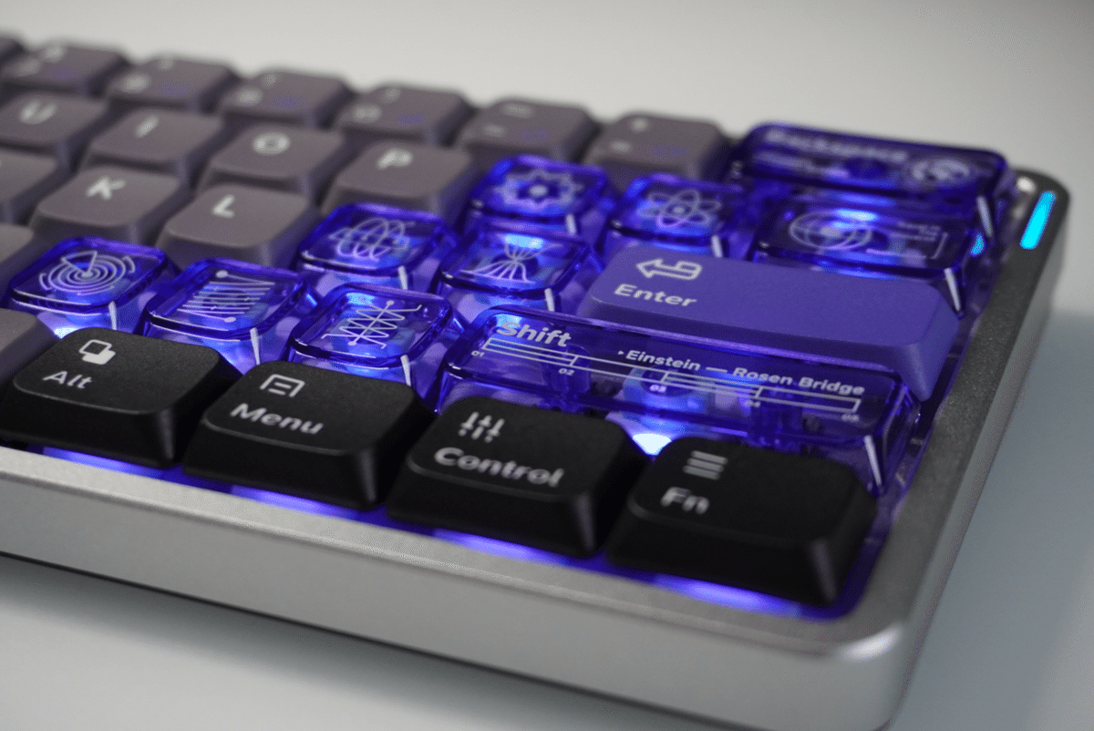 Nuphy Air60HE ロープロファイルキーボード　塗装済　air60 he NuPhy Air60 HE Magnetic Switch Gaming Keyboard