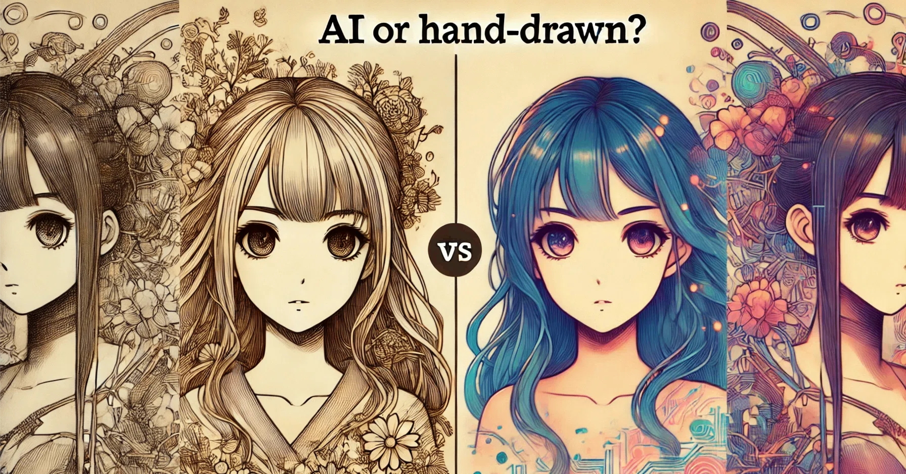 AIイラストと手描きイラストの見分け方｜令五