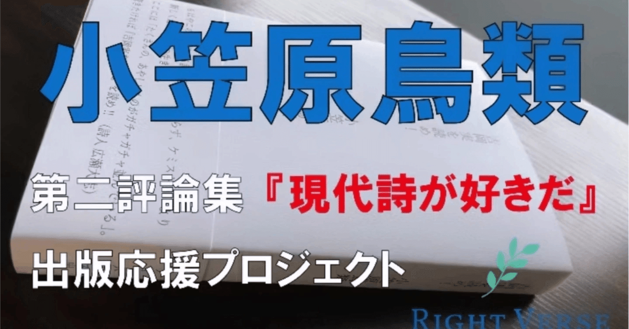 突然ですが、詩人 小笠原鳥類さんの評論集を出版したいので