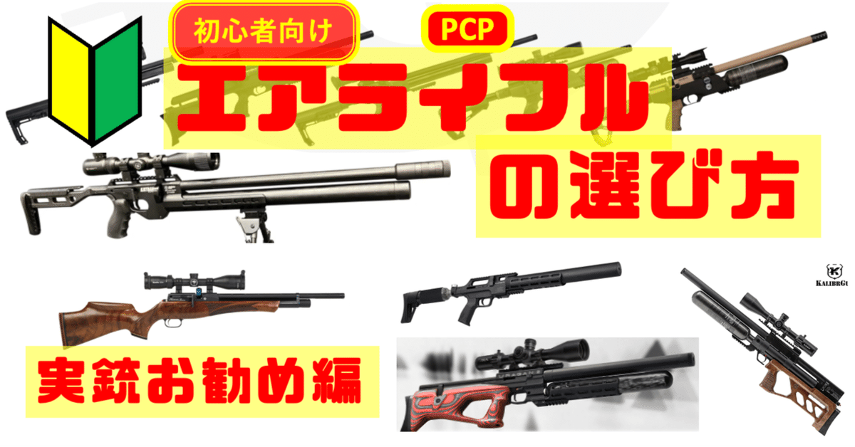 🔰初心者向け🔰狩猟用エアライフルの選び方〜②おすすめ銃編