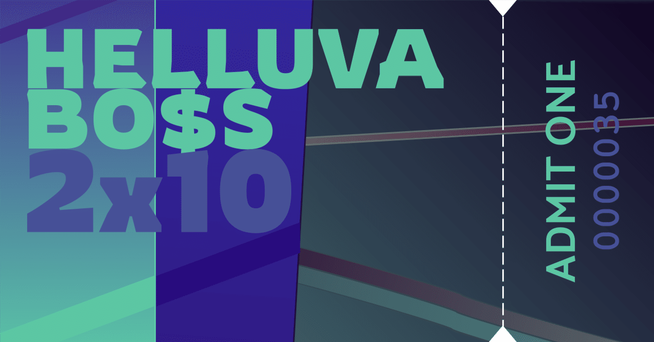 鑑賞録 #35 「ヘルヴァ・ボス シーズン2 第10話：GHOSTF**KERS」｜青丹