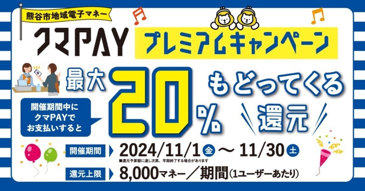 クマPAYカード 1万チャージ