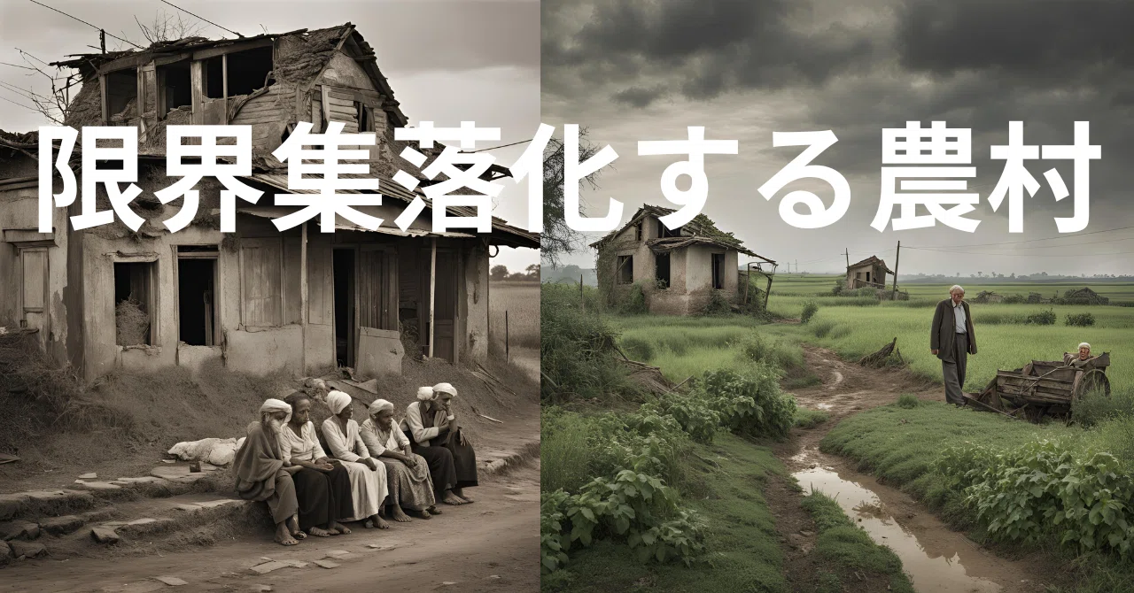 限界集落化する農村｜Reclaim the Earth「農業コンサルの視点」