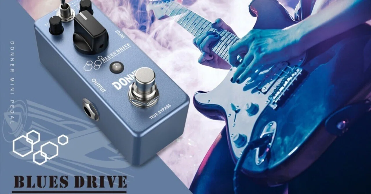 Donner Blues Drive オーバードライブペダル：甘く温かいサウンドと