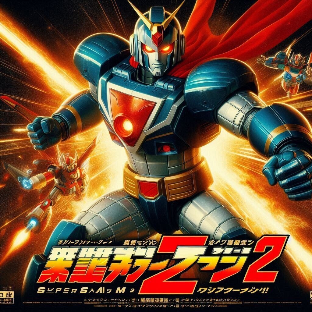 AIイラスト[コパイロット]「スーパーアザラシマン2」というタイトルの