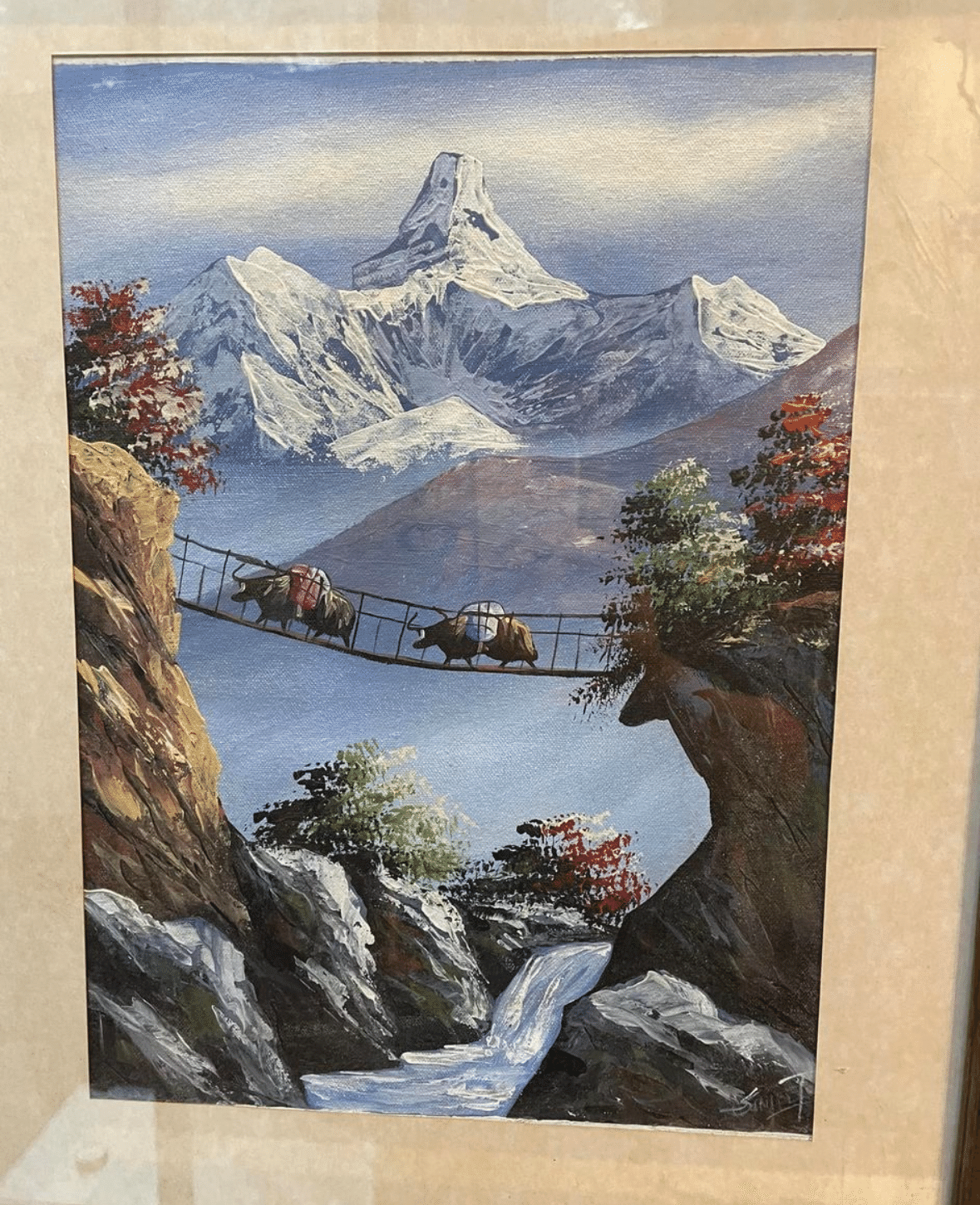 ネパールゴルカ地方の絵画 Himalayan Art: Item No. 40576 ネパール