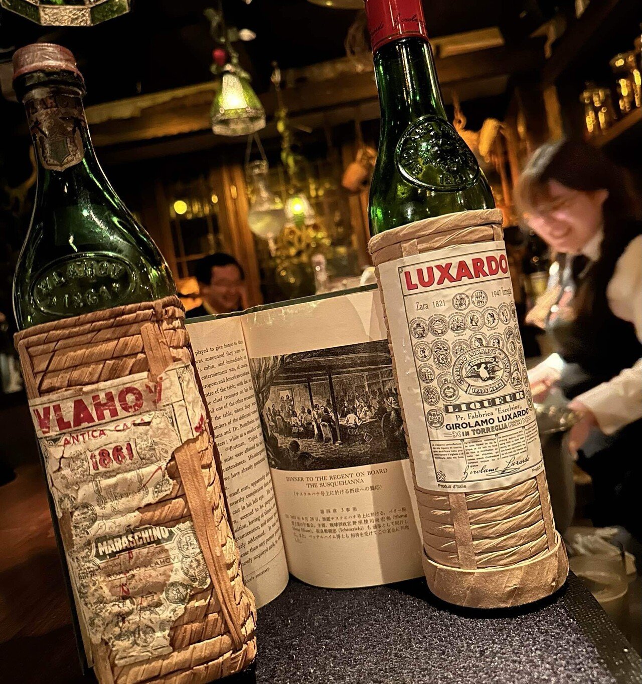 マラスキーノリキュールに狂喜乱舞した琉球王国の役人。｜Bar