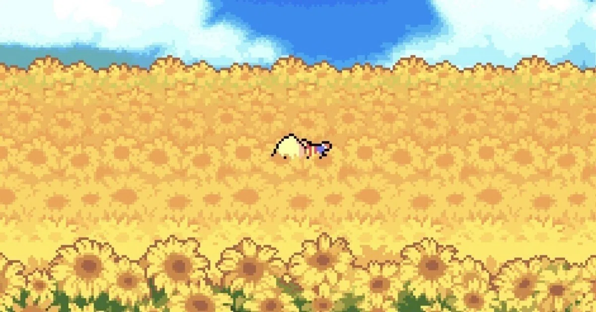MOTHER3 レプリカスクリーン ひまわりの高原 ナチュラル Sサイズ