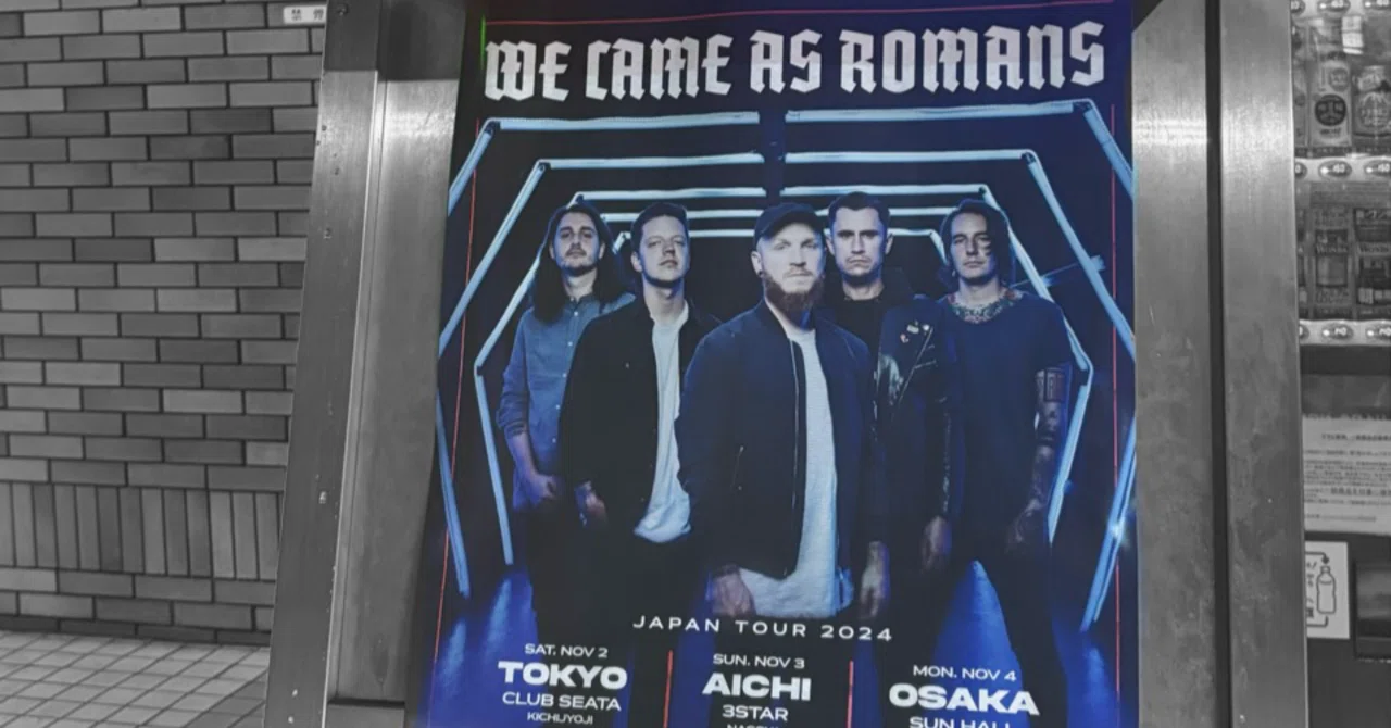 We Came As Romans Japan Tour 2024 ライブレポ｜ﾕｳ