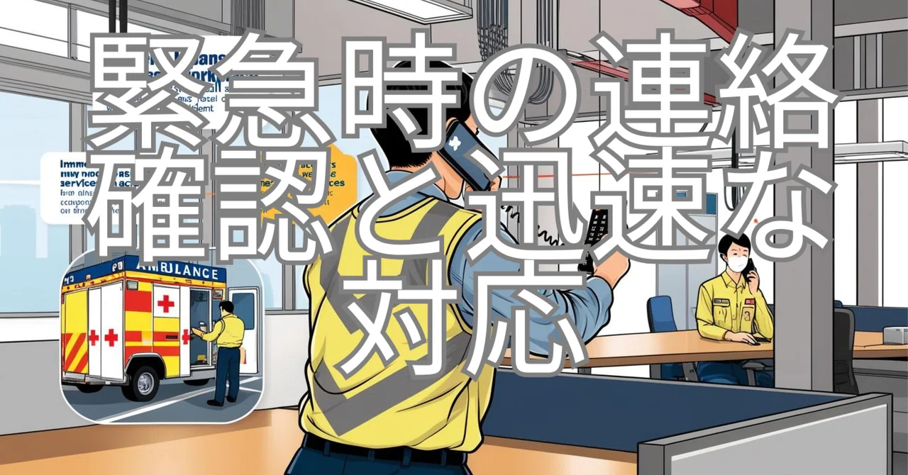 今日の安全意識を高めるヒント: 緊急時の連絡確認と迅速な対応|Onicon
