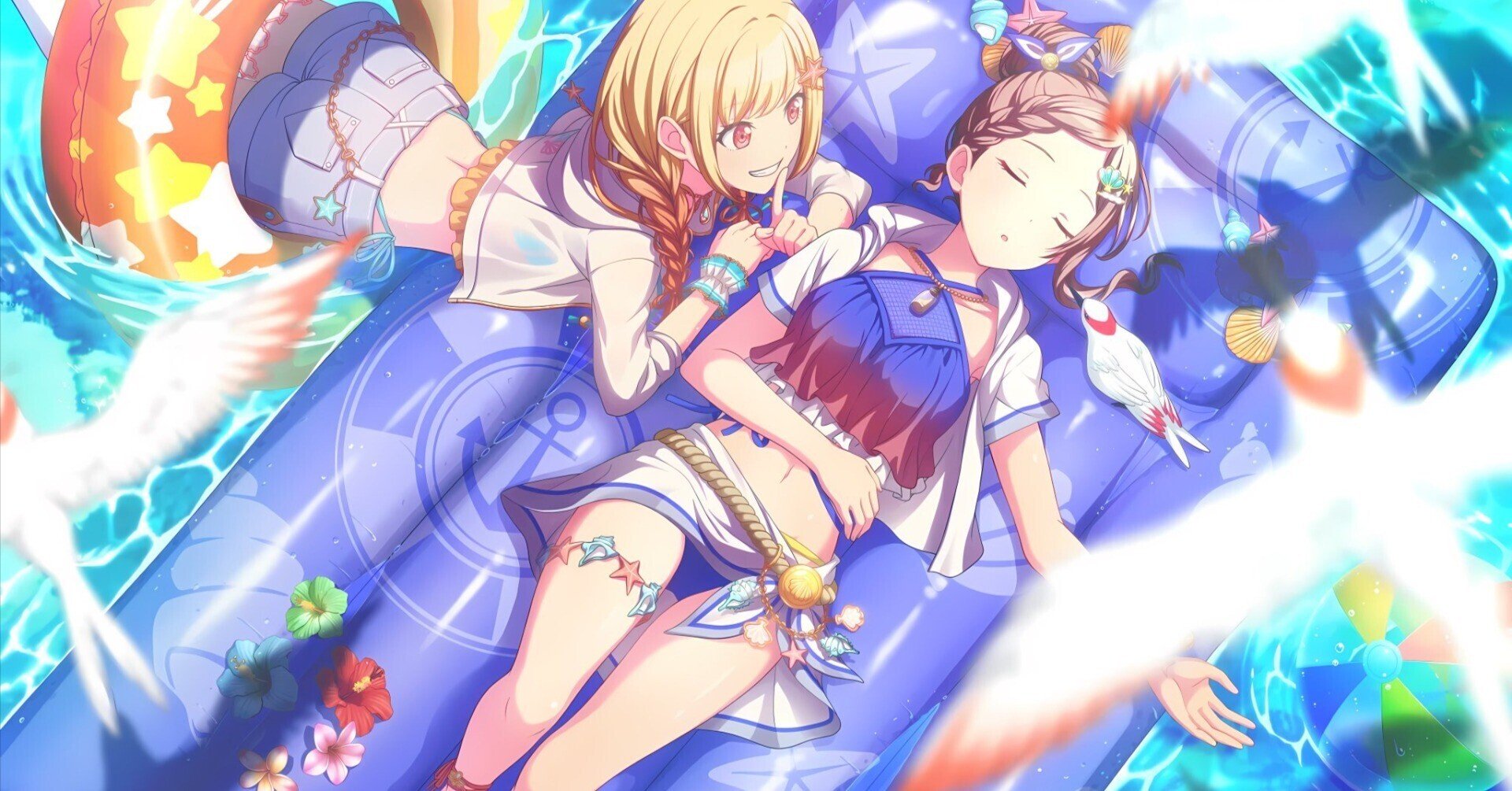 プロセカ 望月穂波 スク水 色紙 レア