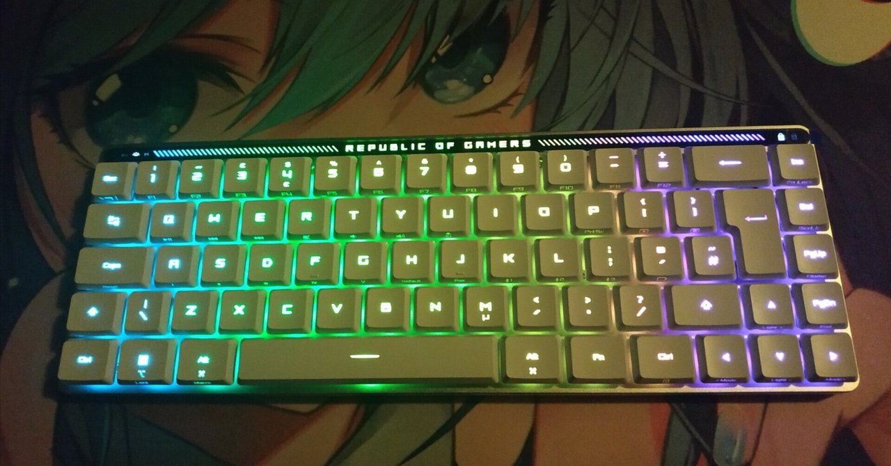 ROG Falchion RX Low Profile(UK)個人的レビュー｜10Q