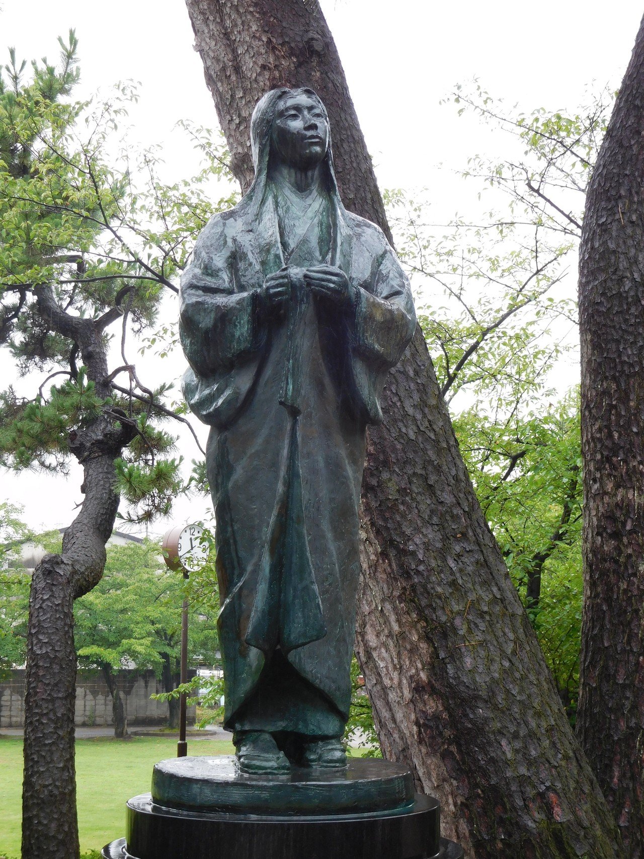 //さおりん// 織田広喜 「公園風景」二科理事長￼ フランス政府文化勲章 さおりん様専用// 織田広喜 「公園風景」二科理事長￼ フランス政府