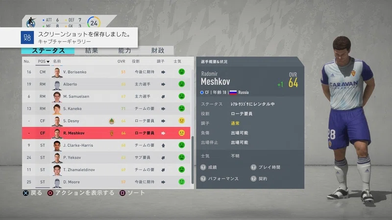 Fifa20監督記録 その12 ろーフリエ Note