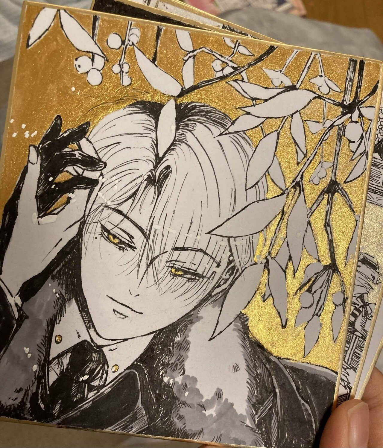 コミティア150に出す色紙➃｜rosyemu