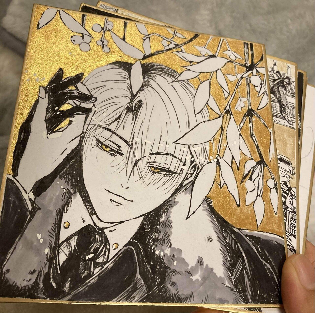 コミティア150に出す色紙➃｜rosyemu