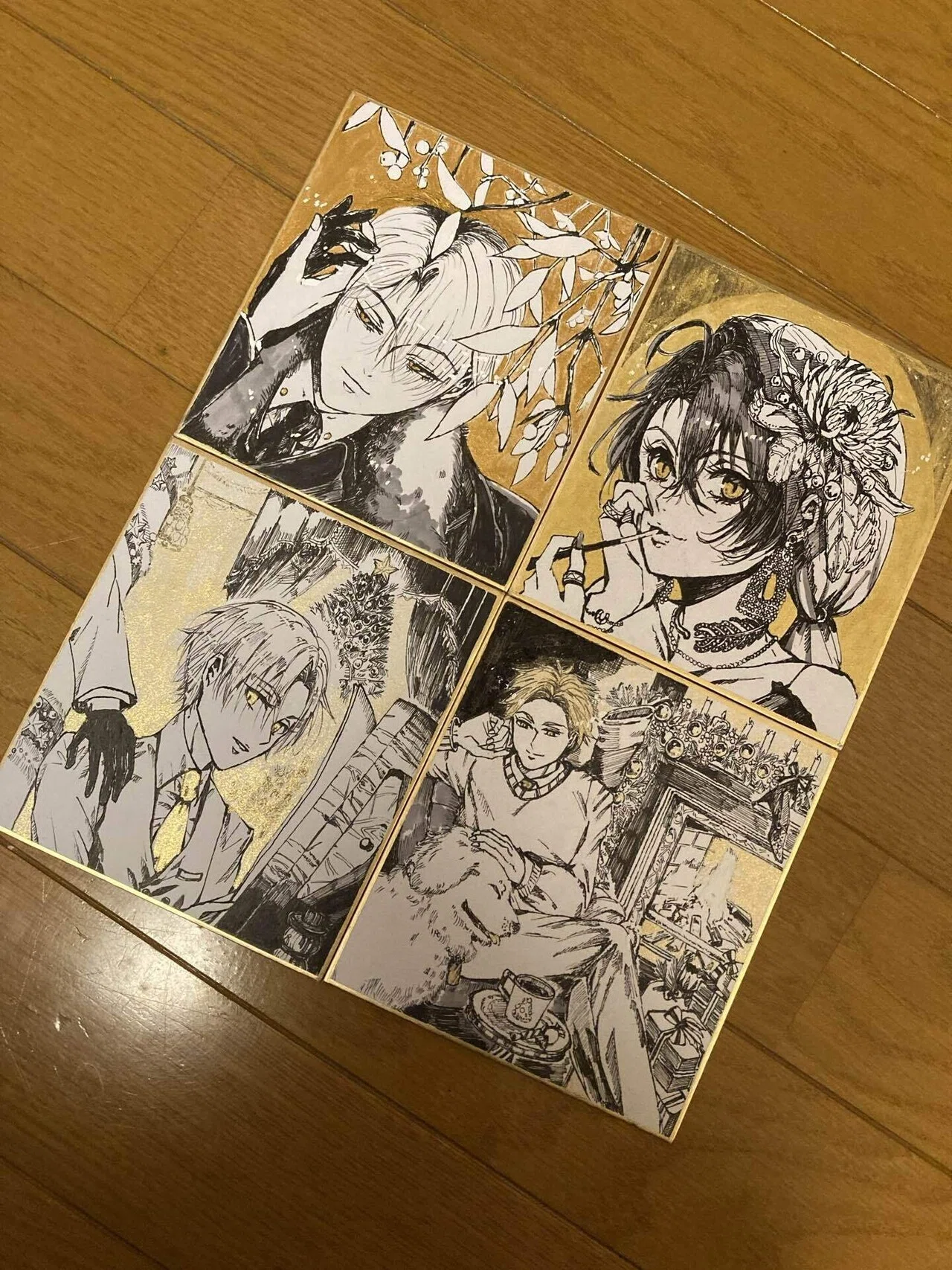 コミティア150に出す色紙➃｜rosyemu@関コミ76T01
