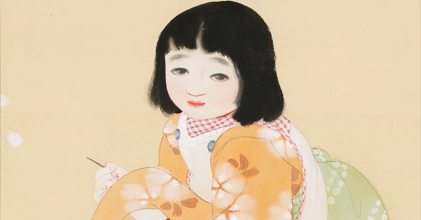 童女図-春：栗原玉葉｜artoday - chiaki