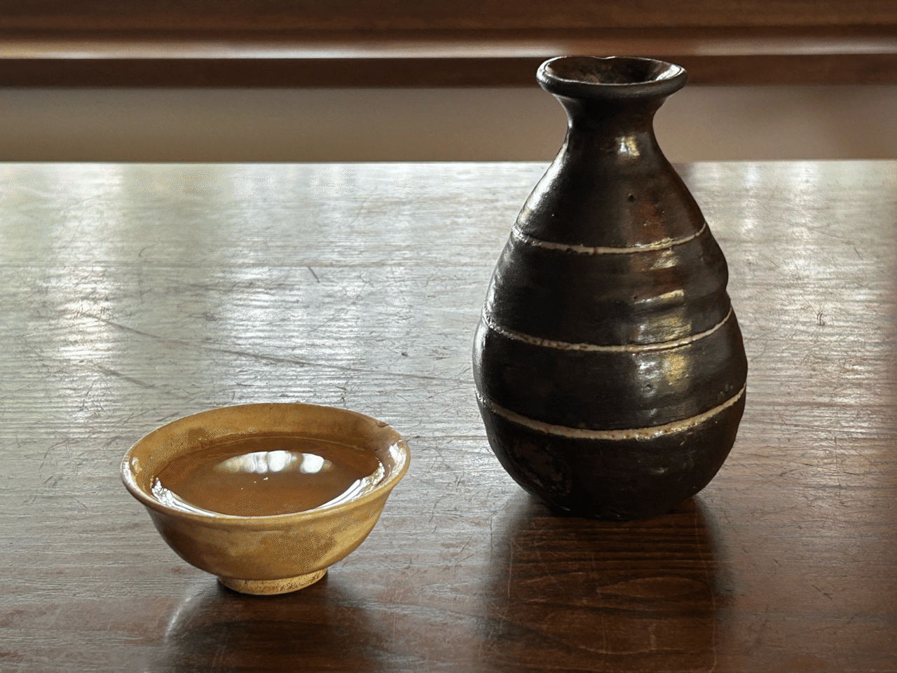 磁州窯 鉄絵 木の葉文盃 磁州窯 鉄絵 木の葉文盃