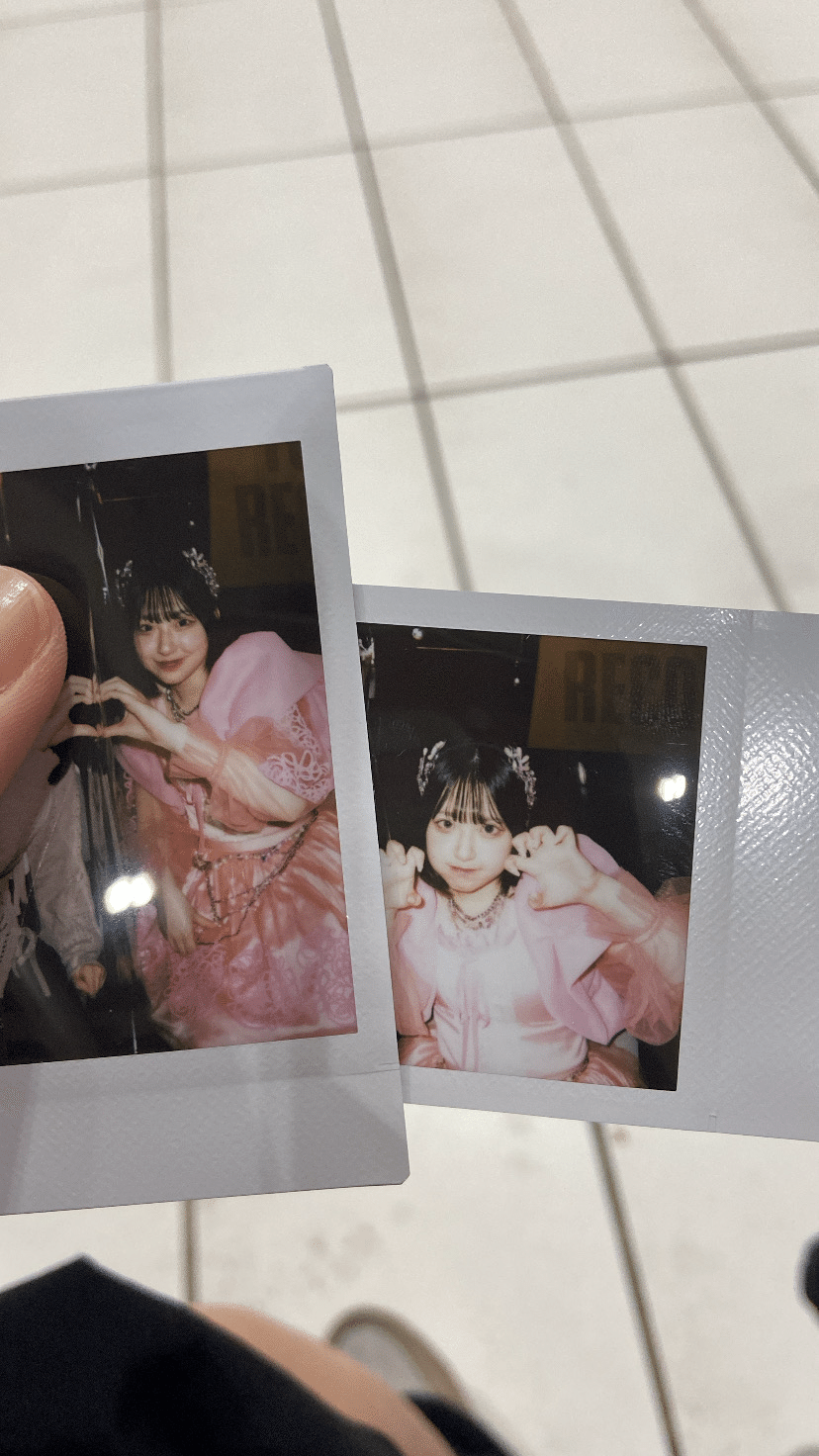 アイドルと初めてチェキ撮った｜南山類