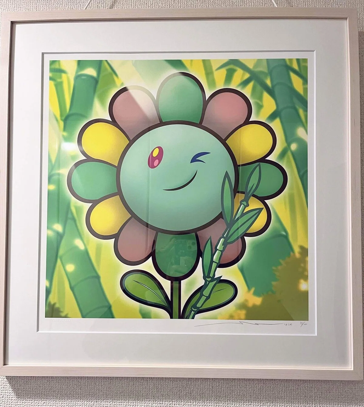 村上隆さん 「Murakami.Flowers」の手刷りの版画 届きました｜東熊猫