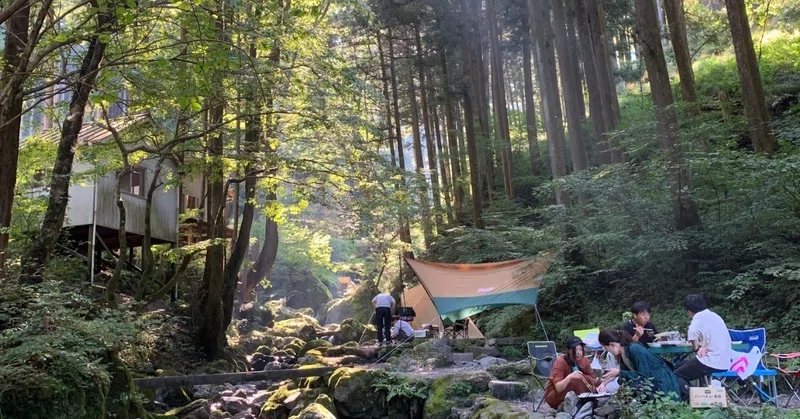 毎月ソロキャンプ 白岩渓流園 埼玉県飯能市 19年9月 おおたしじみ Note