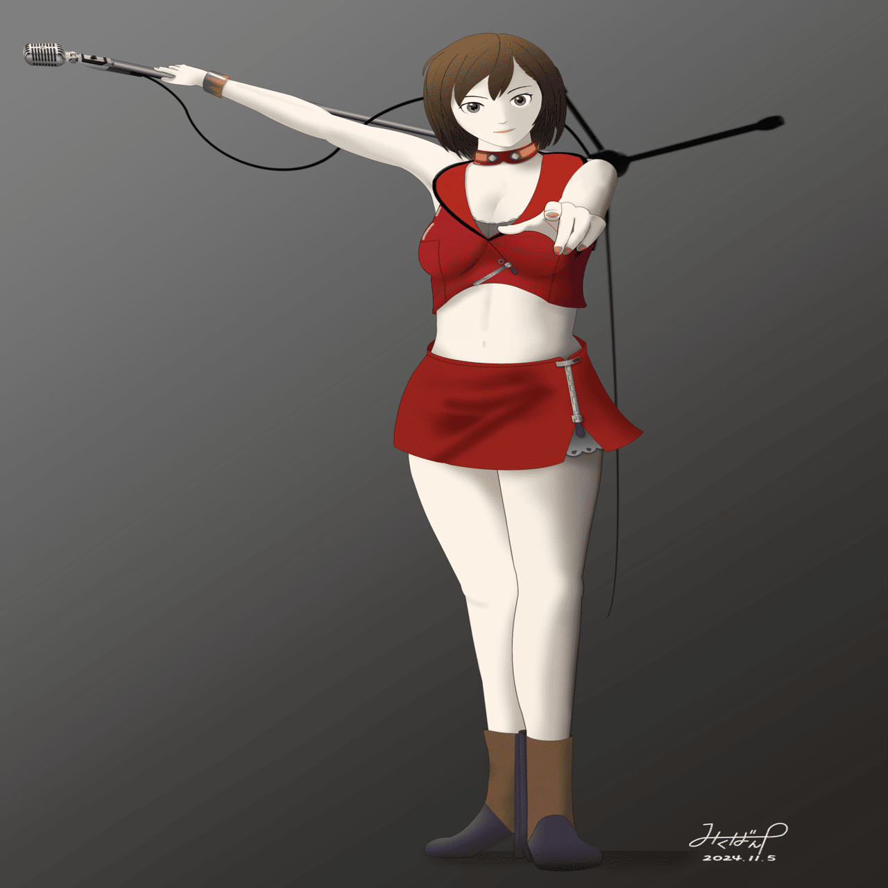 MEIKO20周年の記念に描いてみた｜みくばんP