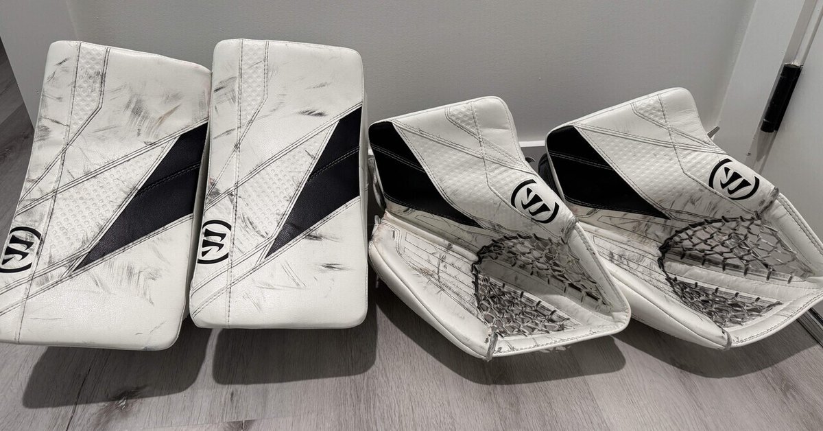 アイスホッケー GK キャッチンググローブ、ブロッカー 捩じっ 