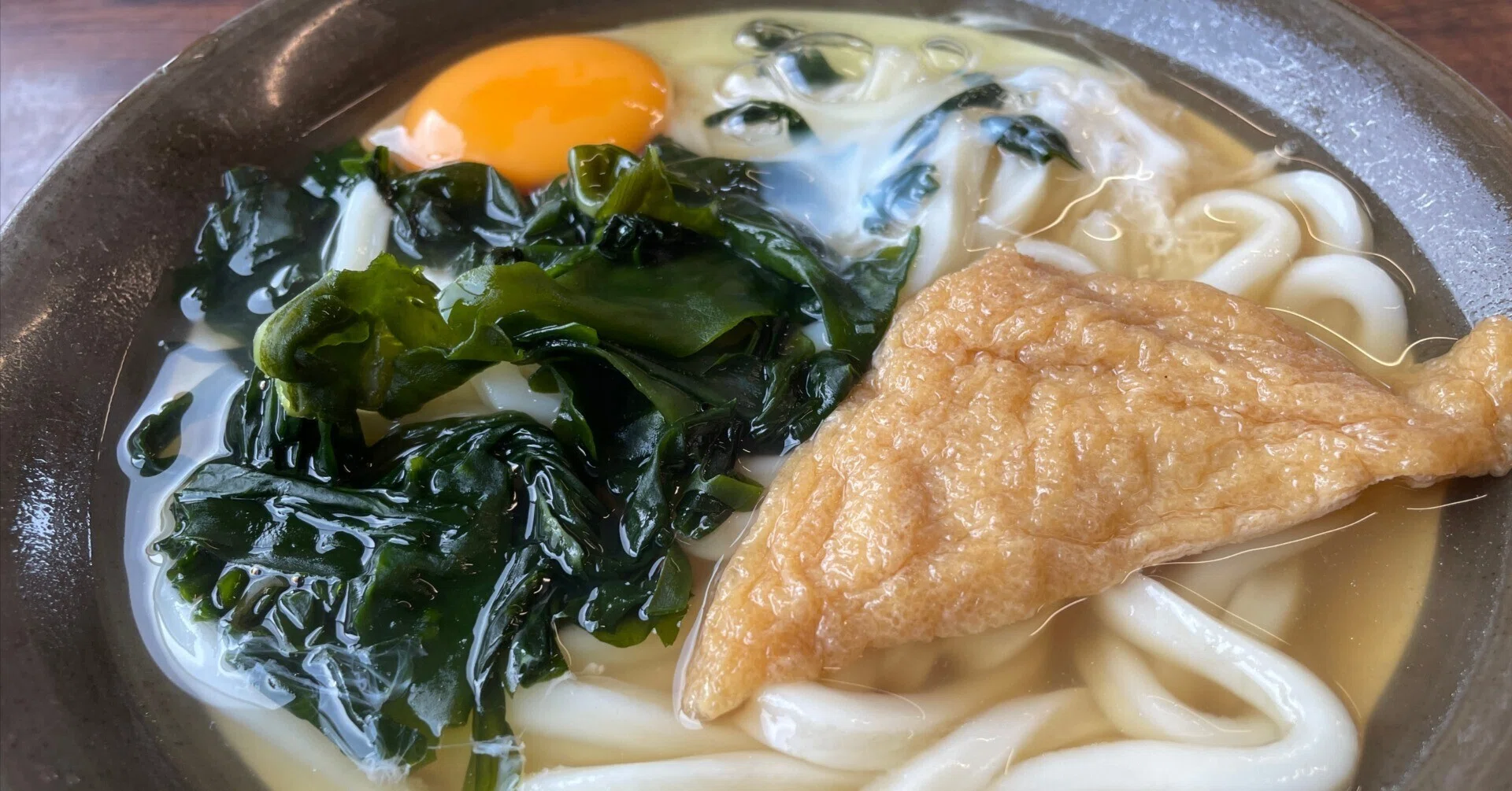 牧のうどんの「たまごうどん」はTHE正統派の安定感。この内容で二番目