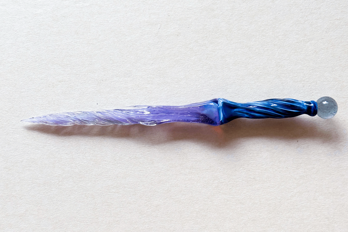 ペンは剣より強しを地でいくガラスペンを買ったはなし。｜みねの