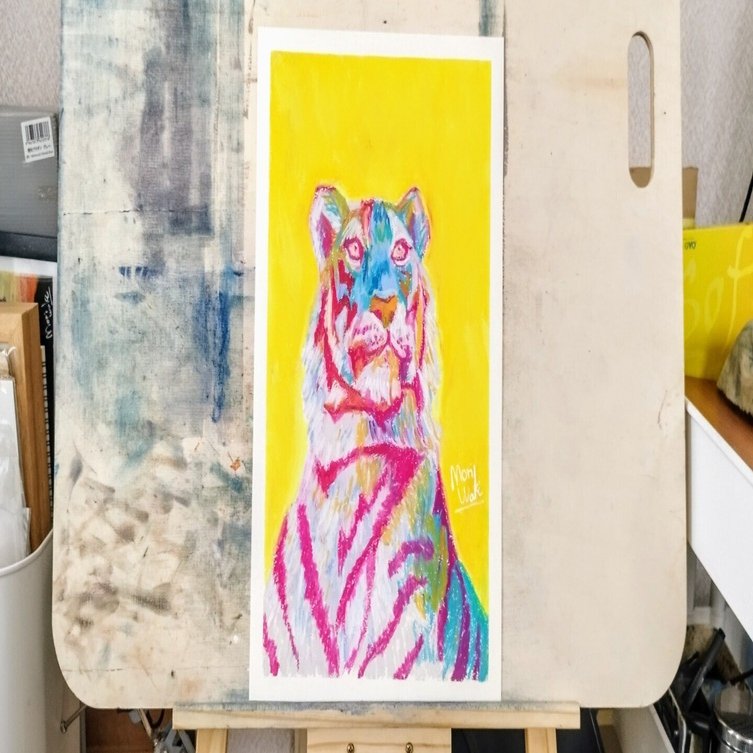 オイルパステル】気分転換で得た「新しい気づき」｜森脇由宇のなんやかんや