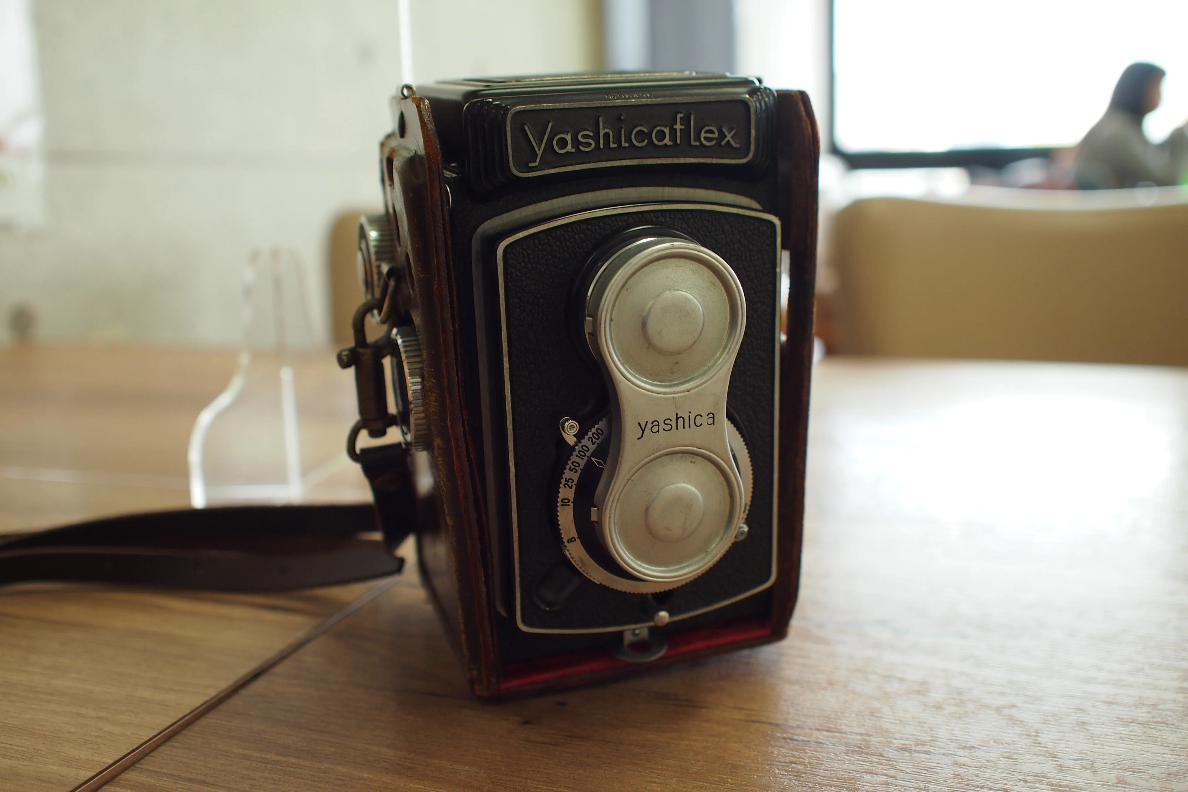 二眼レフのヤシカフレックスにフィルムを入れて持ち出した。 12枚