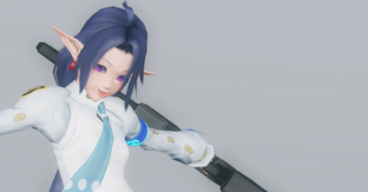[PSO2] Legacy Outfit Special #291 Guardians F Repca Snow [NGS]｜琉奈
