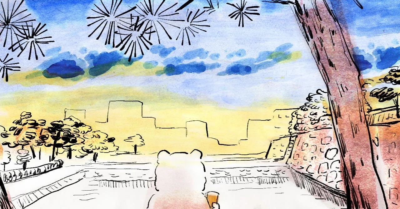 安達茉莉子さん原画 LOVE HAPPENS LIKE A MAGIC DOES 毛布#1 『変わり続ける人たちへ』｜安達茉莉子 mariko adachi