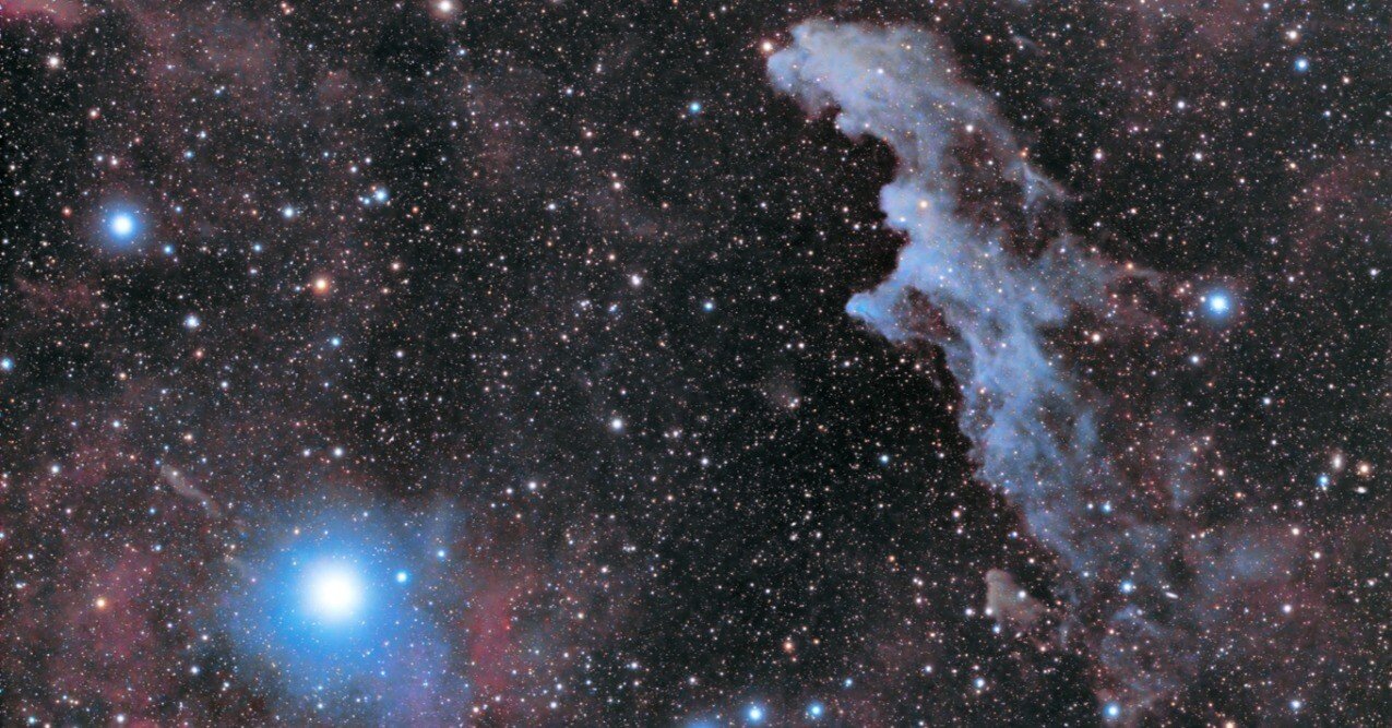 雲横秀顔 IC2118 リゲルと魔女の横顔星雲｜kiy0sh