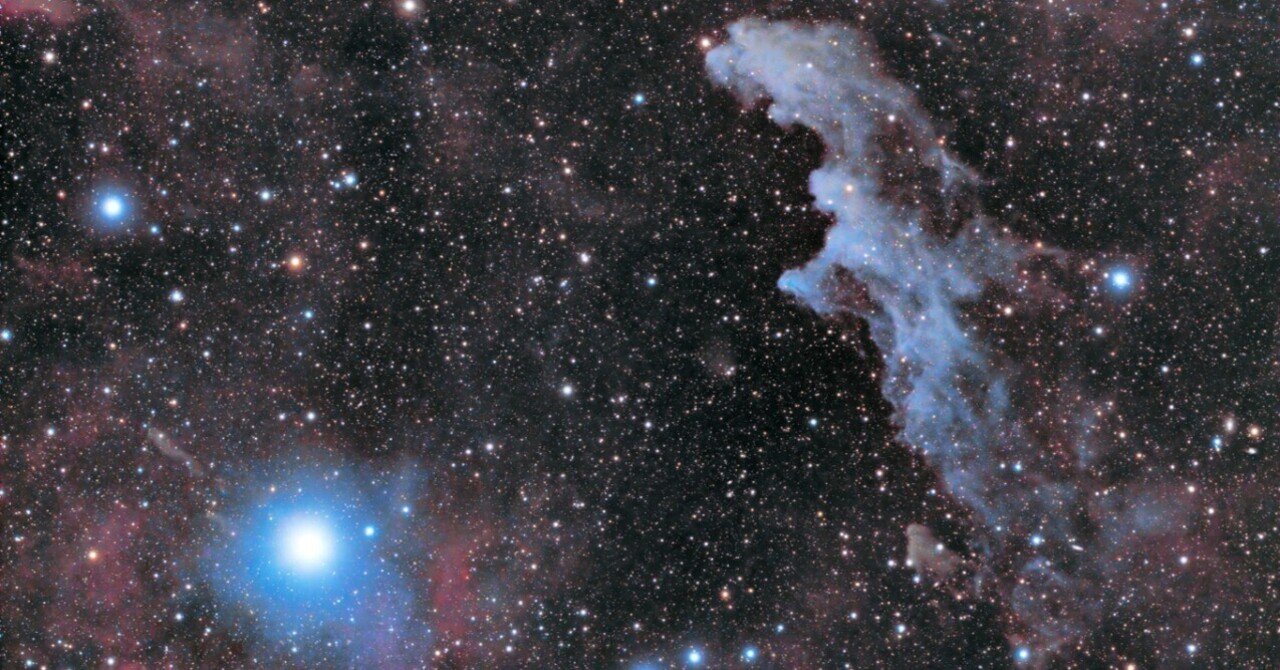 雲の顔 102736: 魔女の横顔星雲 by 森 栄二 - 天体写真ギャラリー