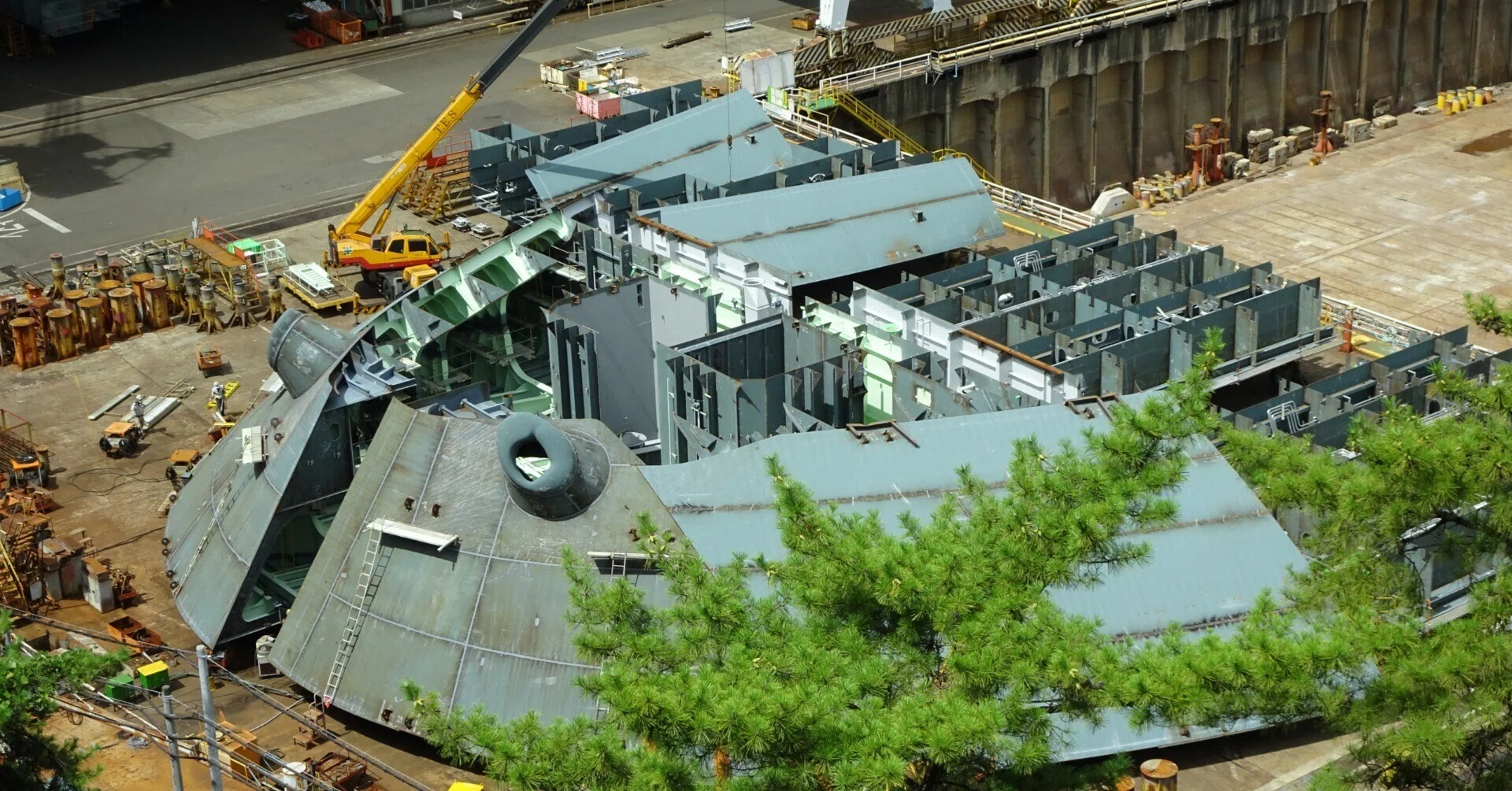 つながる旅行記＃314】戦艦大和が造られたドックを最後に見つつ、広島