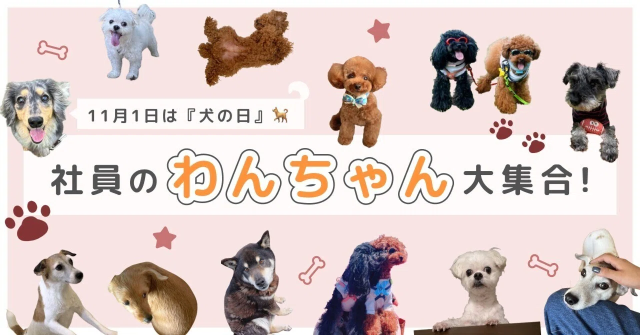 犬の日企画🐶社員のわんちゃん大集合！｜東証上場 NEXYZ.グループ公式 note